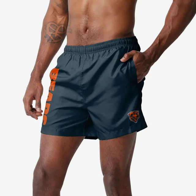Chicago Bears Maillot de bain uni Wordmark 5,5"