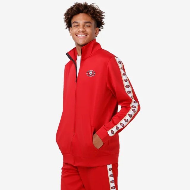 San Francisco 49ers Veste de survêtement à logo rayé