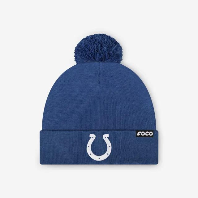 Bonnet à pompon avec logo principal Indianapolis Colts Basic