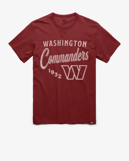 Washington Commanders SCRIPT '47 FRANKLIN TEE