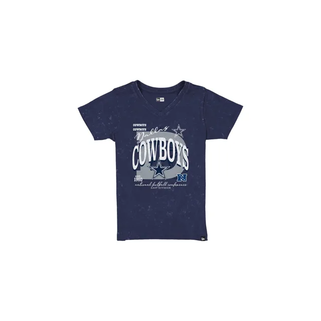 Dallas Cowboys T-shirt délavé pour filles