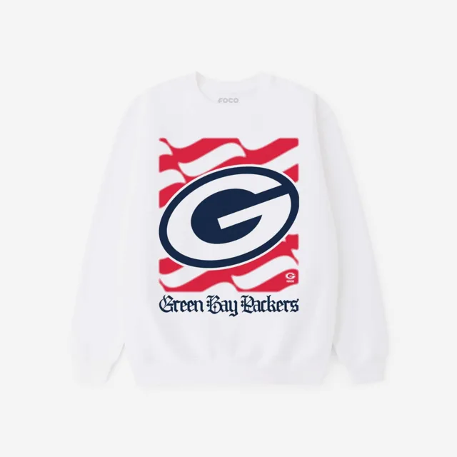 Green Bay Packers Sweat-shirt à col rond avec logo American Heritage