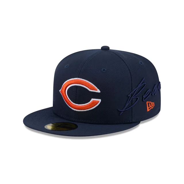 Chicago Bears Side Script 59FIFTY Casquette ajustée