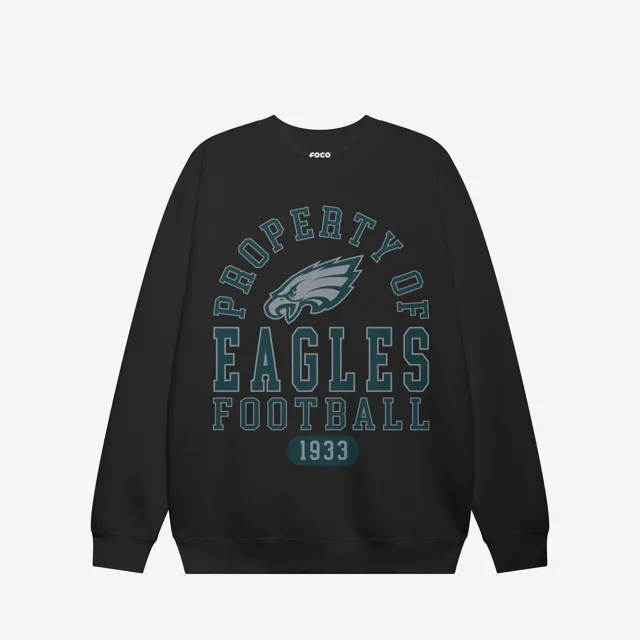 Philadelphia Eagles Propriété du sweat-shirt à col rond