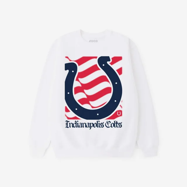 Indianapolis Colts Sweat-shirt à col rond avec logo American Heritage