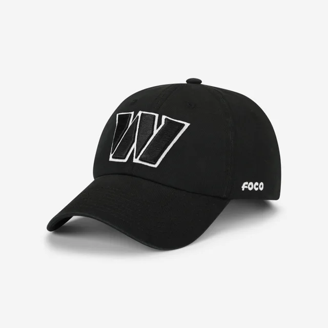 Casquette décontractée noire et blanche Washington Commanders