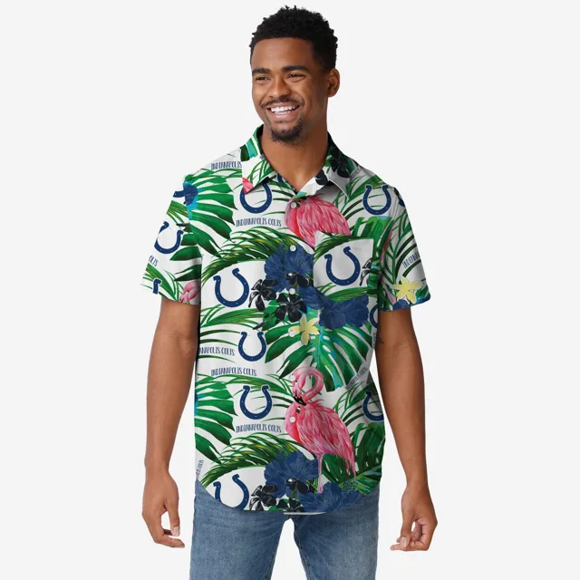Indianapolis Colts Chemise boutonnée flamant rose
