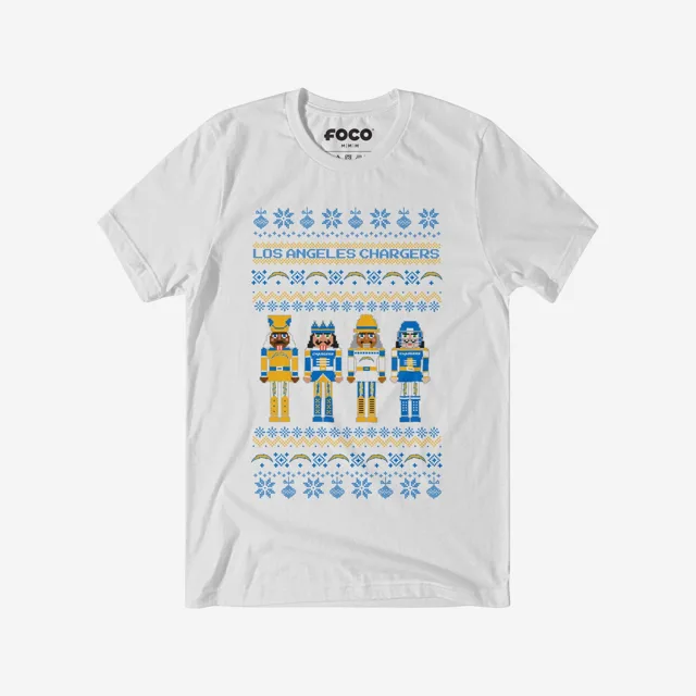Los Angeles Chargers T-shirt pull casse-noisette des fêtes