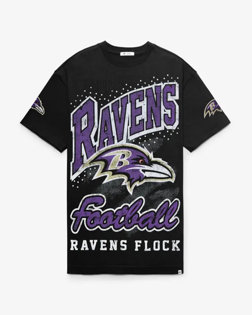 Baltimore Ravens ROBE T-SHIRT GEMSTONE SWASH '47 FEMME