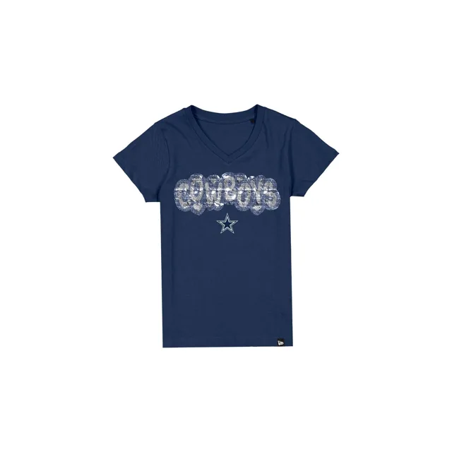 Dallas Cowboys T-shirt à paillettes pour filles