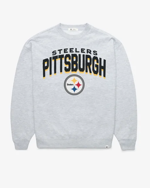 Pittsburgh Steelers CAMPUS ARCH CLOUD '47 CREW SURDIMENSIONNÉ FEMME