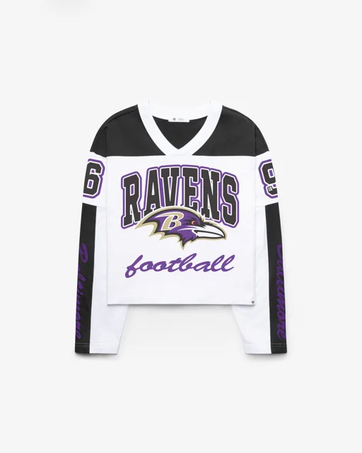 Baltimore Ravens EXCLAMATION '47 T-SHIRT EN JERSEY METRO FEMME