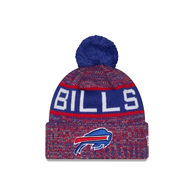 Buffalo Bills Bonnet en tricot à pompon tricolore