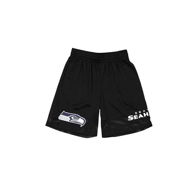Short noir en maille Seattle Seahawks