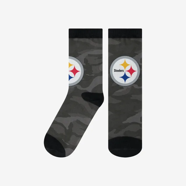 Chaussettes camouflage imprimées Pittsburgh Steelers