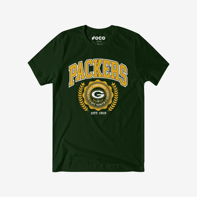 T-shirt à écusson de l'équipe Green Bay Packers