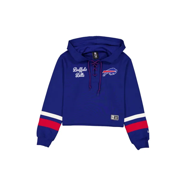 Buffalo Bills Sweat à capuche court à nouer pour femme