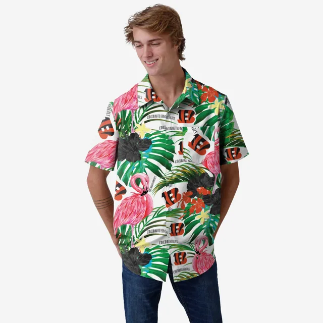 Cincinnati Bengals Chemise boutonnée flamant rose