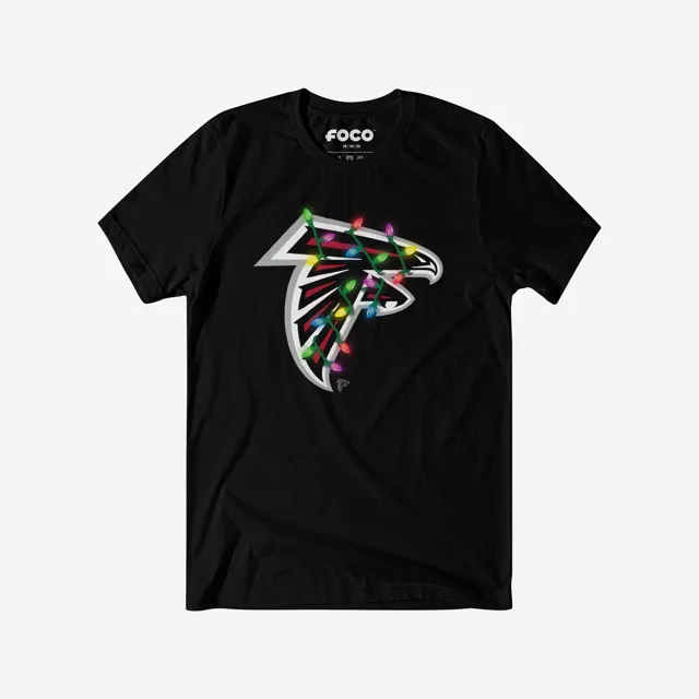 Atlanta Falcons T-shirt avec logo principal Holiday Lights