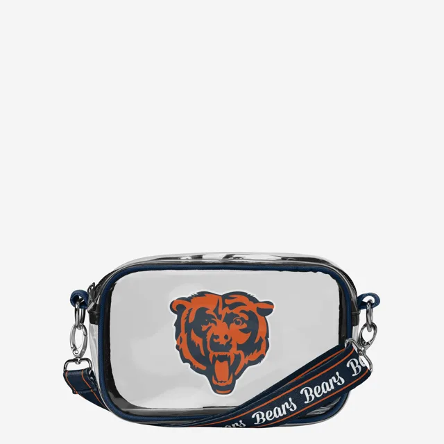 Sac à bandoulière transparent Chicago Bears Team Stripe