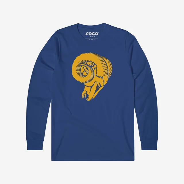 Los Angeles Rams 1966 T-shirt à manches longues avec logo rétro