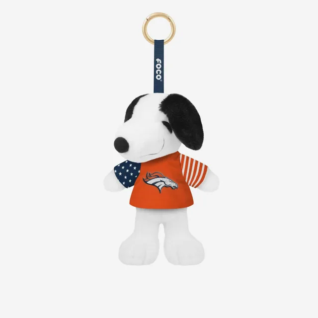 Denver Broncos Americana Peluche Snoopy Peanuts Porte-clés à breloques pour sac