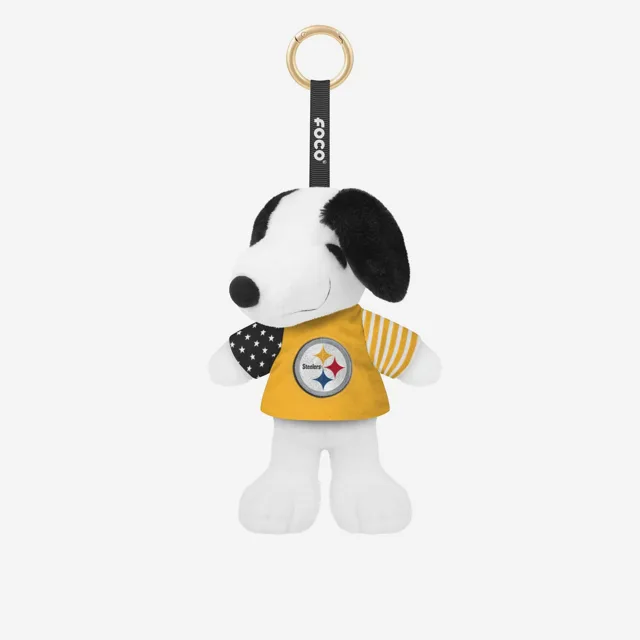Pittsburgh Steelers Americana Peluche Snoopy Peanuts Porte-clés à breloques pour sac