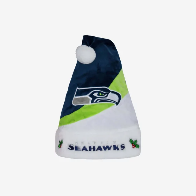 Seattle Seahawks Bonnet de Père Noël color block