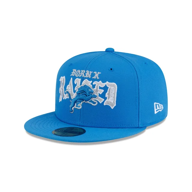 Né x Élevé x Detroit Lions 59FIFTY Chapeau ajusté