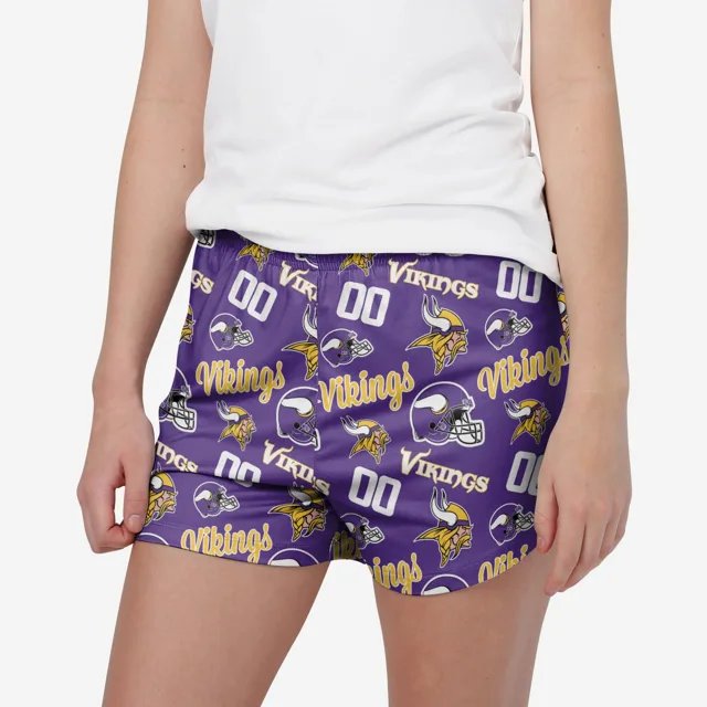 Minnesota Vikings Short de détente Gameday Ready pour femme