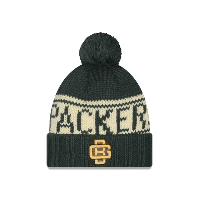 Green Bay Packers 2026 Rivalries Bonnet en tricot à pompon pour femme
