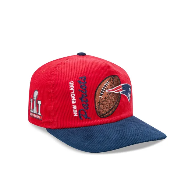 New England Patriots Pack Rétro Team Ball 19TWENTY Casquette Snapback