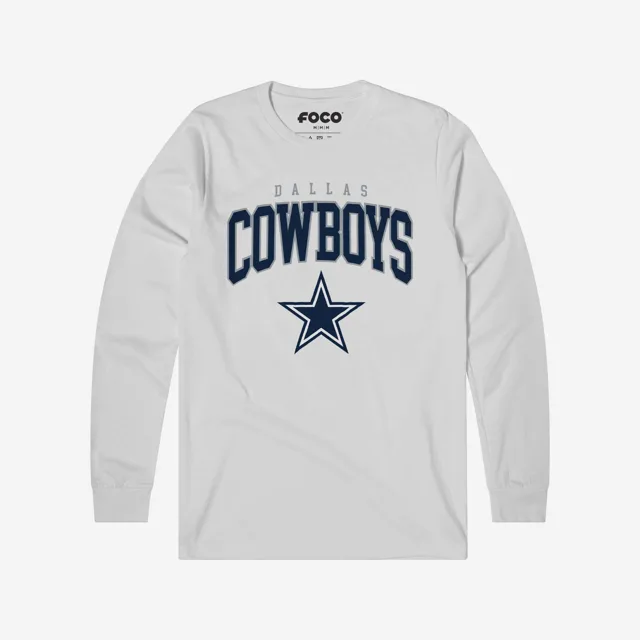 Dallas Cowboys T-shirt à manches longues avec logo classique