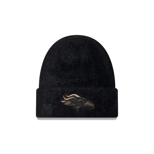 Denver Broncos Bonnet en tricot à revers flou avec logo camouflage