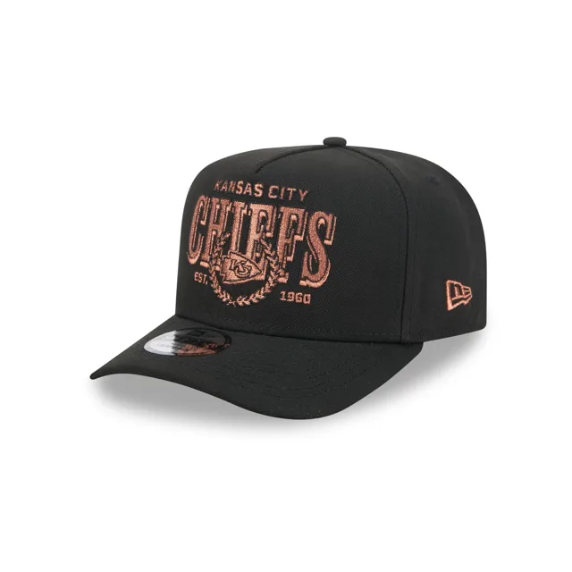Kansas City Chiefs Casquette Snapback 9FIFTY A-Frame Gold Laurel Noir