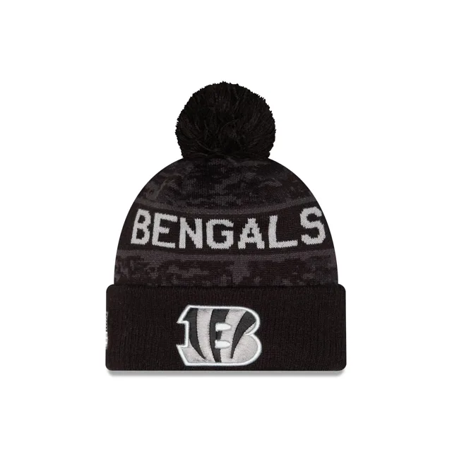 Cincinnati Bengals 2026 Salut au service Pom Knit Hat