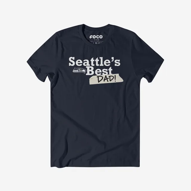 Seattle Seahawks T-shirt le meilleur papa du monde