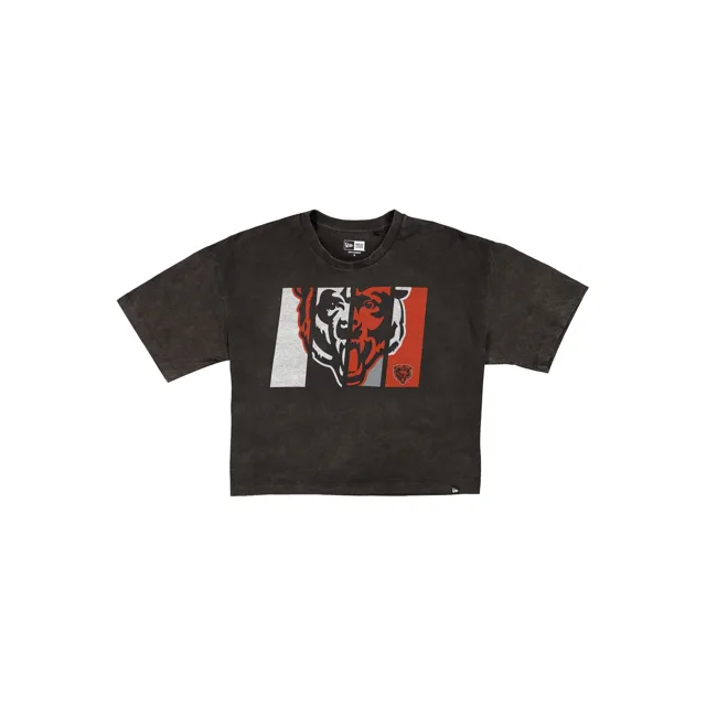Chicago Bears T-shirt court noir Sport Night pour femme