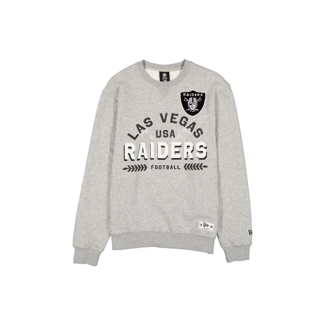 Las Vegas Raiders Col rond gris chiné Laurel