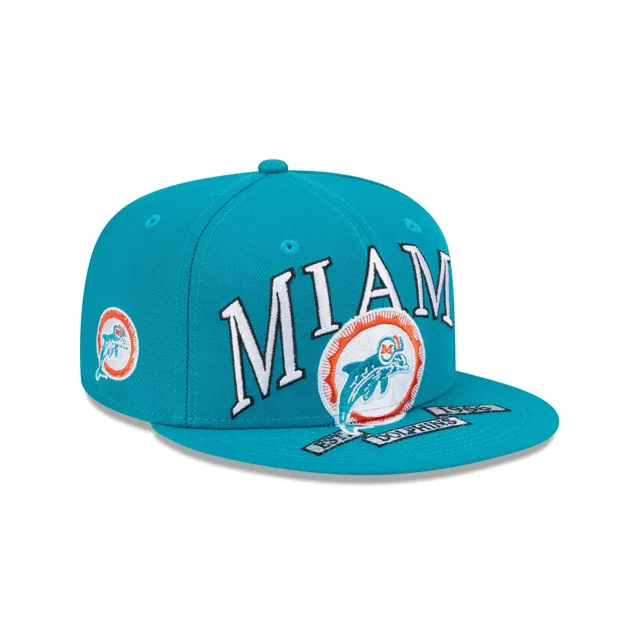 Miami Dolphins Chapeau ajusté surdimensionné 59FIFTY