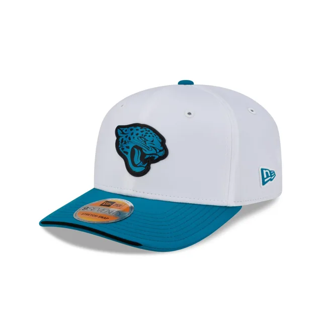 Jacksonville Jaguars 2026 Sideline Blanc 9SEVENTY Chapeau extensible à bouton-pression