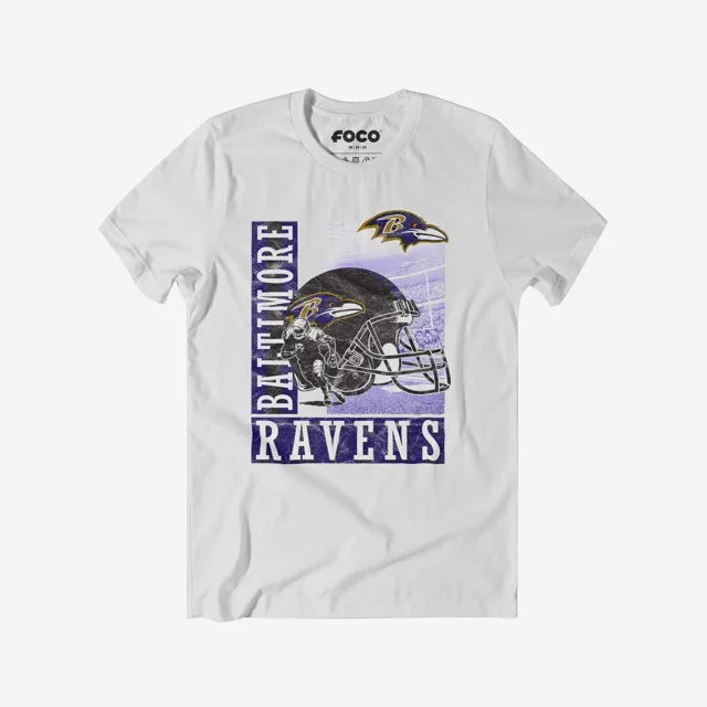 T-shirt Baltimore Ravens avec casque Dash