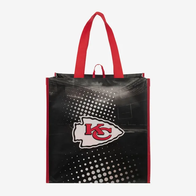 Kansas City Chiefs Lot de 4 sacs à provisions réutilisables