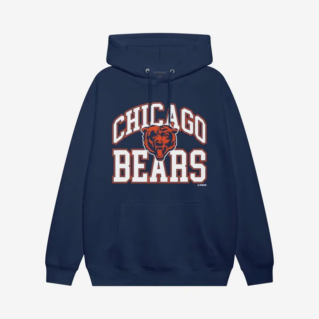 Chicago Bears Sweat à capuche avec mot-symbole arqué