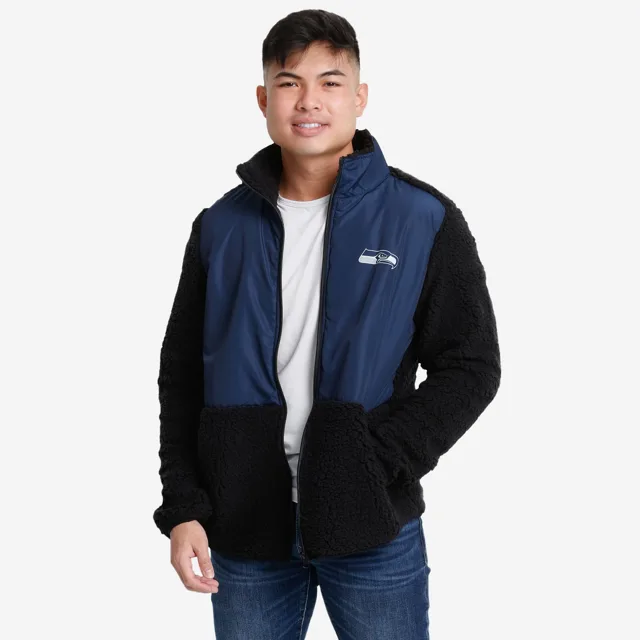 Seattle Seahawks Veste Sherpa souple zippée