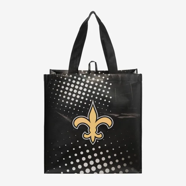 New Orleans Saints Lot de 4 sacs à provisions réutilisables