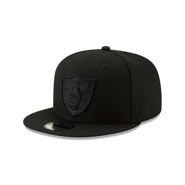 Las Vegas Raiders Casquette Snapback 9FIFTY basique noir sur noir