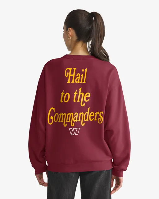 Washington Commanders SHOUT IT OUT '47 OVERSIZED CREW FEMME