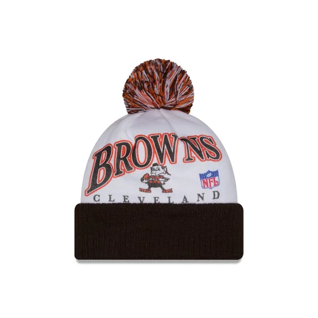 Bonnet tricoté à pompons Cleveland Browns Spirit