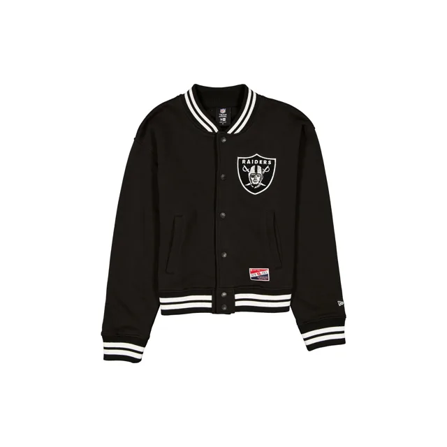 Las Vegas Raiders Throwback Veste à bouton-pression pour femme